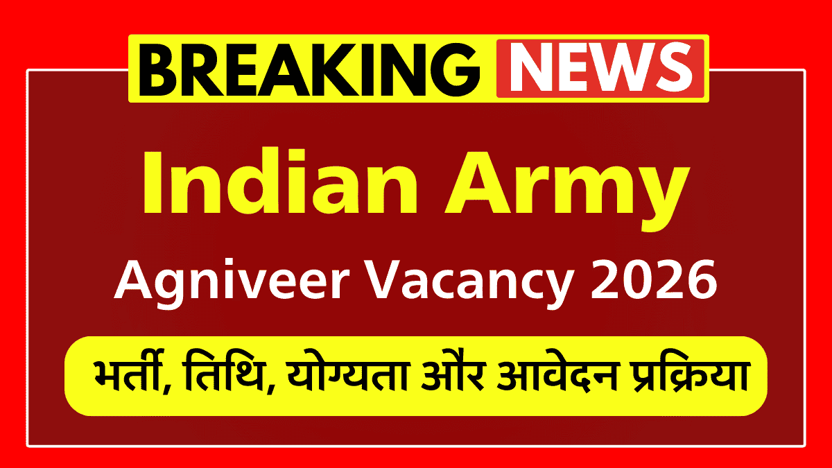 Indian Army Agniveer Vacancy 2026