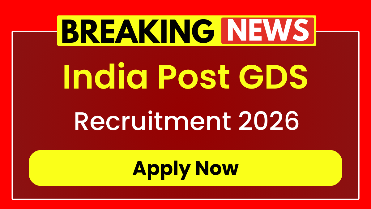 India Post GDS Recruitment 2026